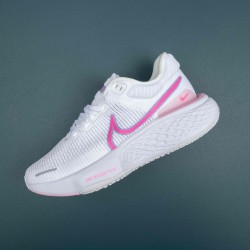 Nike Zoomx Invincible Run Flyknit 2 White Pink Running Shoes For Men 