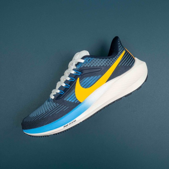 Nlke Air Zoom Pegasus 39 Black Blue Gray Running Shoes For Men