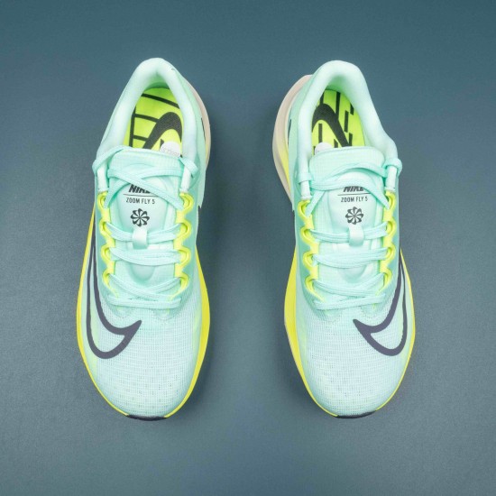 Nlke Zoom Fly 5 LightGreen Running Shoes For Men