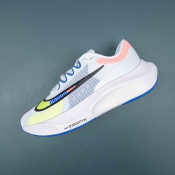 Nlke Zoom Fly 5 White Blue Green Running Shoes For Men 