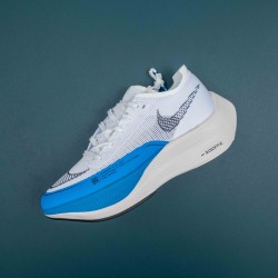 Nlke ZoomX Vaporfly Next 2 Gray Blue White Running Shoes For Men 