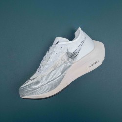 Nlke ZoomX Vaporfly Next 2 White Silver Beige Running Shoes For Men 