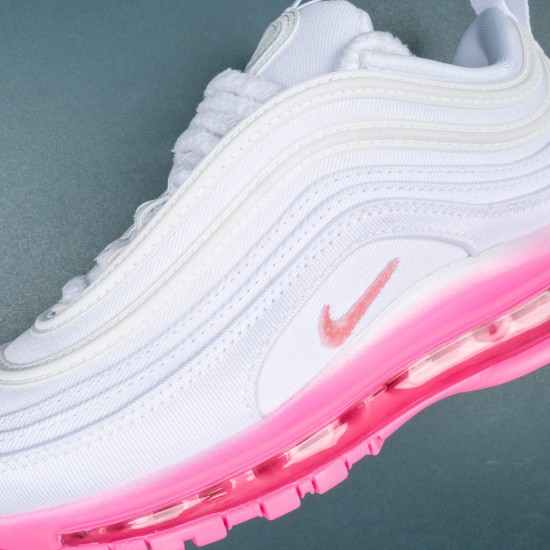 Shop Nike Air Max 97 "White Pink" - FJ4549-100 Women Sports Shoes